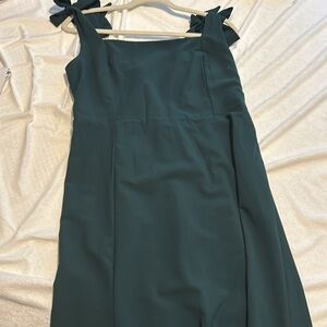 Dark green dress